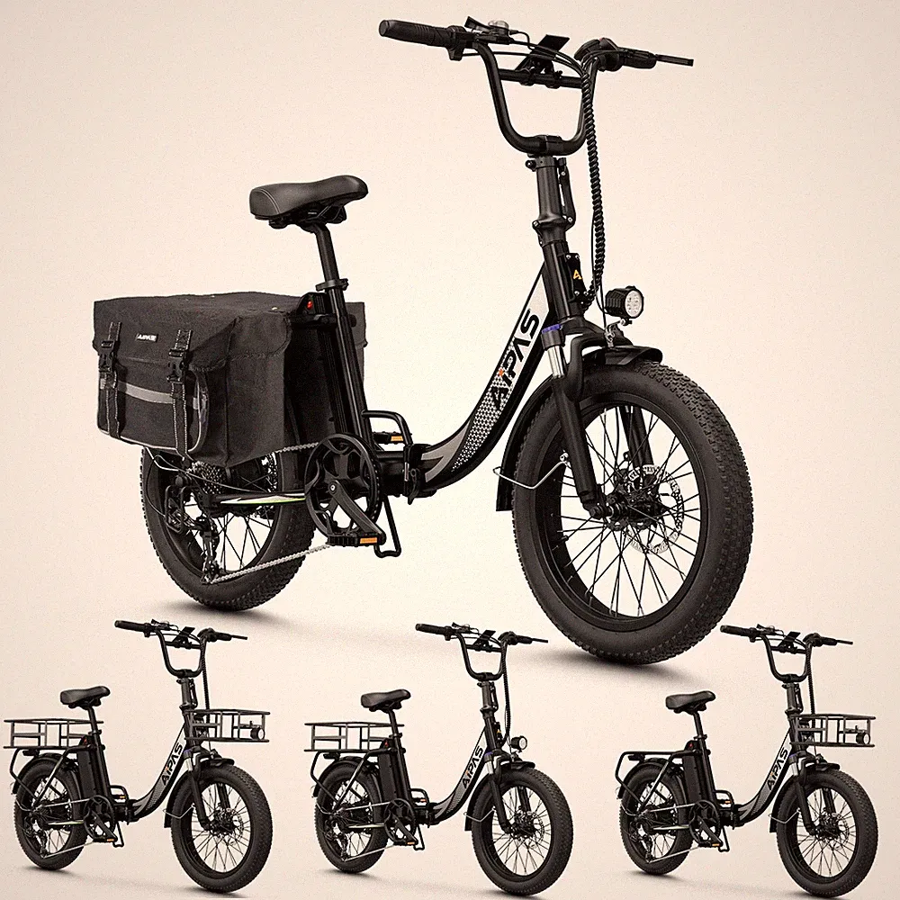 1000W 48V 12.8Ah E-Folding Bike Commuter Electric City Adults Brand New