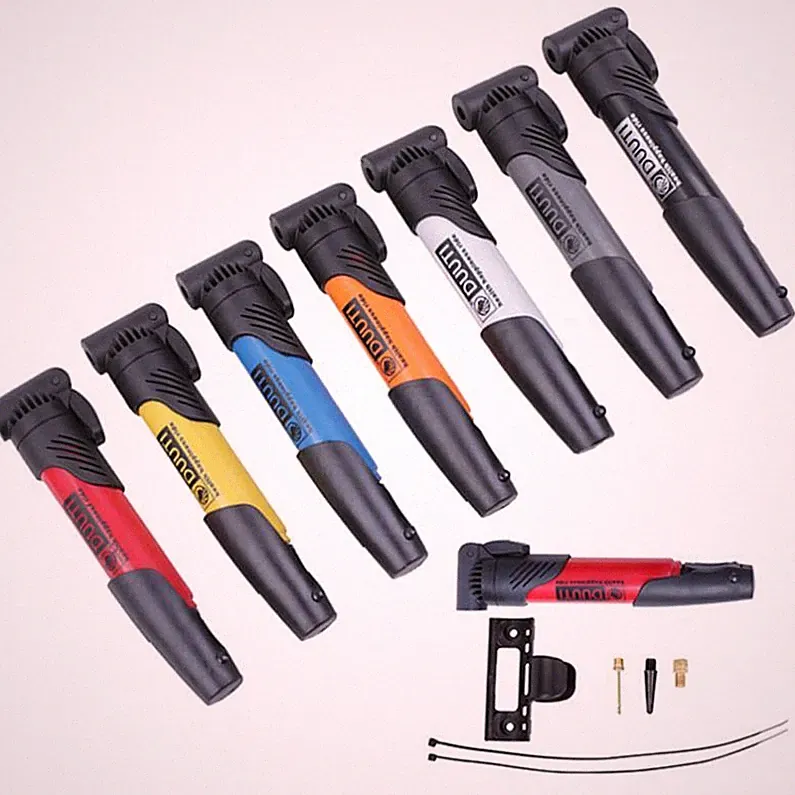 1xInflator Mini Bicycle Pump Mountain Air Presta Bike Portable SchraderRoad Tyre