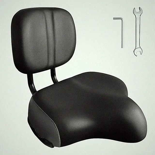 Bike Seat with Backrest,Oversized Comfortable Ergonomic Design Bicycle Saddle...