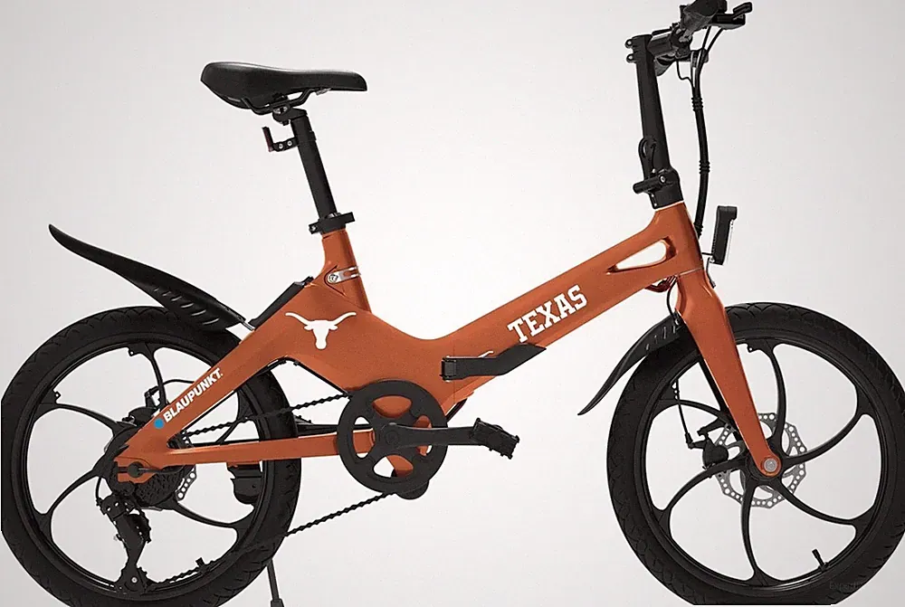 BLAUPUNKT Folding Electric Bike Foldable eBike Adults with PedalsUniversity of T