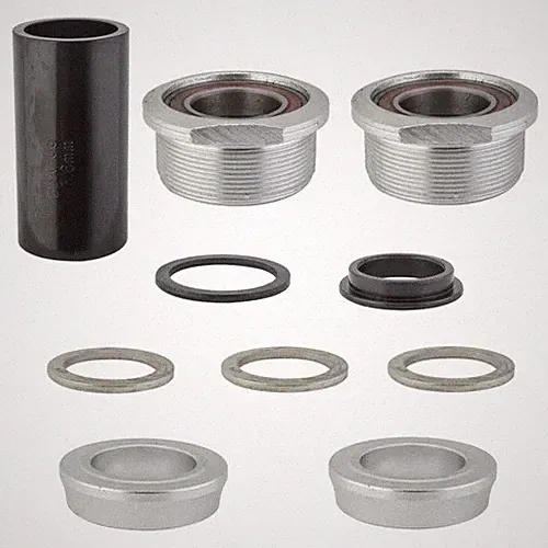 BMX Euro Bottom Bracket 19 mm Silver Sealed Bearings European BB