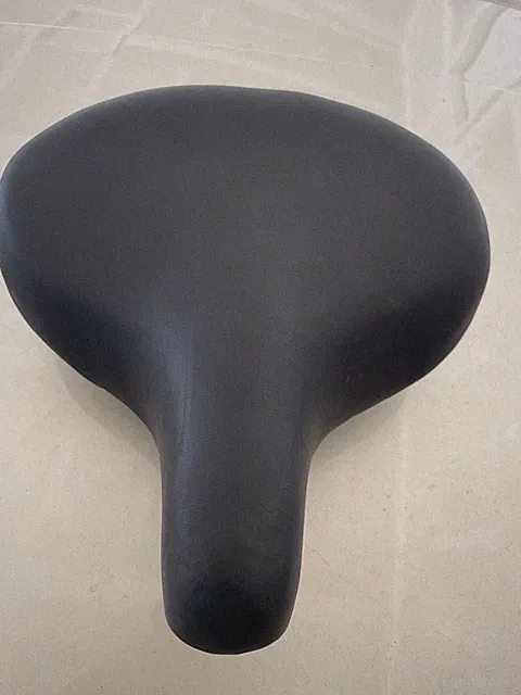 Comfort Bike Seat Wide Cushion Saddle Black – Never Installed
