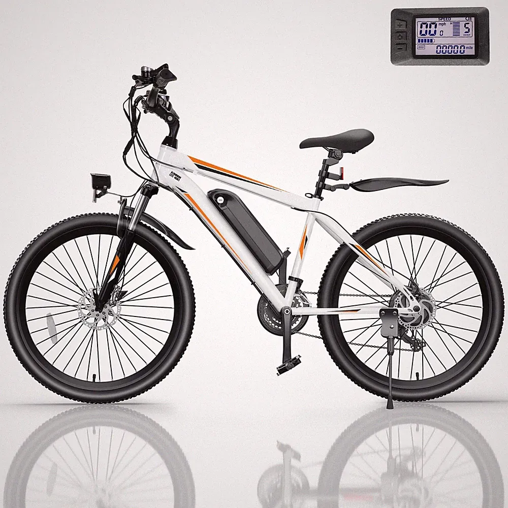 Electric Bike 500W 48V Ebike 26in City Commuting Bicycle w/Cruise Control 20mph#