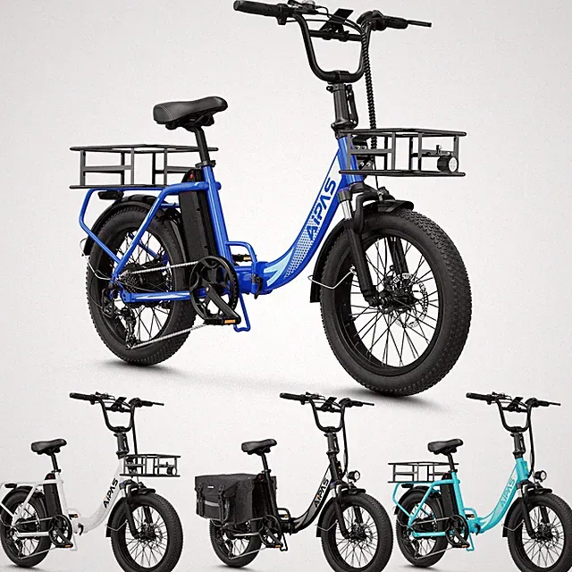 Electric Commuter Bike E-Folding 1000W 48V 12.8Ah City Adults New