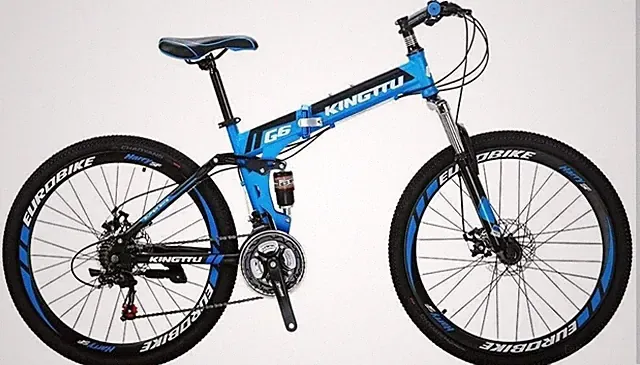 EUROBIKE 26 in Folding Mountain Bikes for Adult Men and Women G6