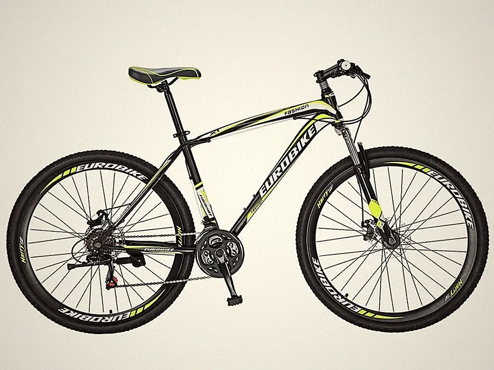 Eurobike 27.5 Mountain Bike Shimano 21 Speed Disc Brakes Full Bicycle