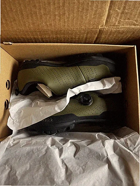 Fizik Terra Atlas Cycling Gravel Shoe, Army green, EURO 40