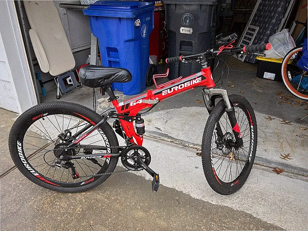 Foldable Mountain Bike, Eurobike, adult, excellent condition!