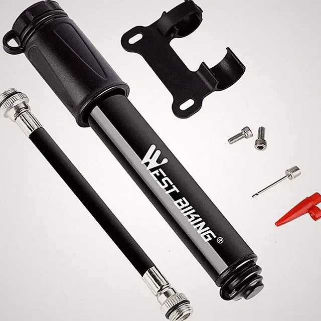 Mini Bicycle Pump Portable Bike Tyre Inflator Hand Pump Schrader Presta Valve UK
