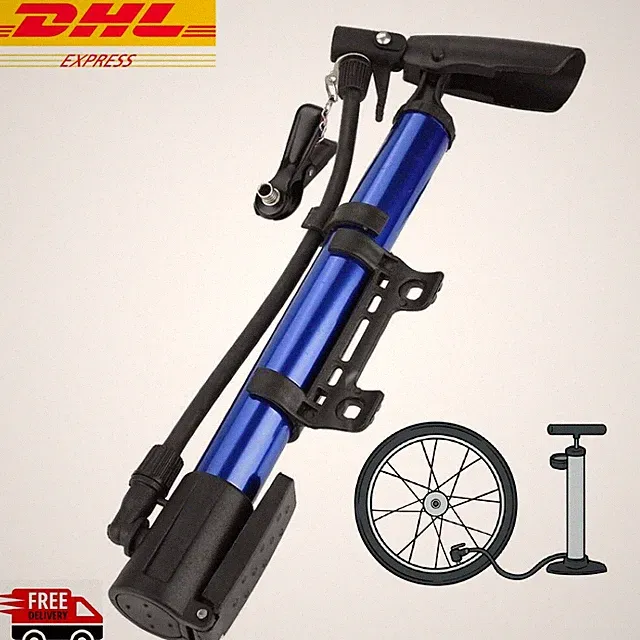 Mini Bike Pump Portable Bicycle Tyre Inflator Hand Pump Schrader Presta Valve