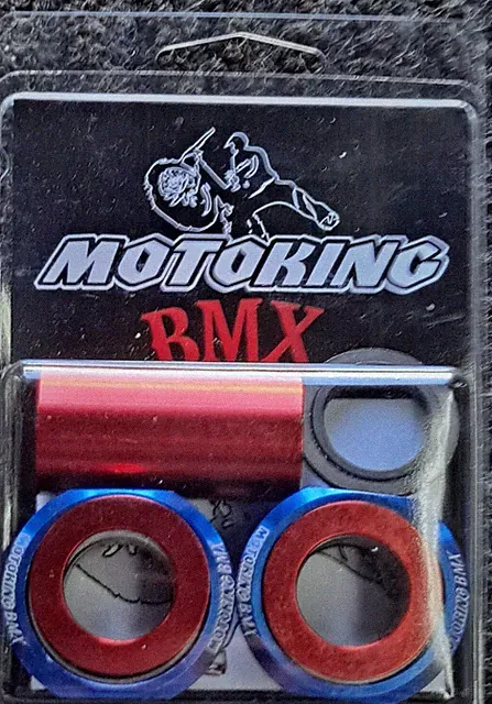 MOTOKING BMX EURO BB 19mm BLUE/RED Limited Edition