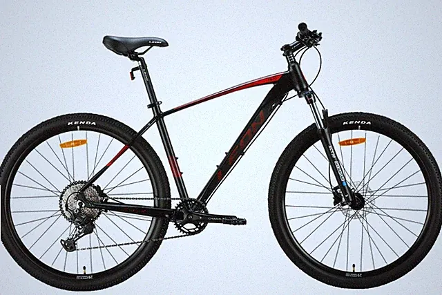 Mountain Bike Hardtail MTB 29 " Aluminium Disc Brakes Black Fh 18 7/8in Bicycle