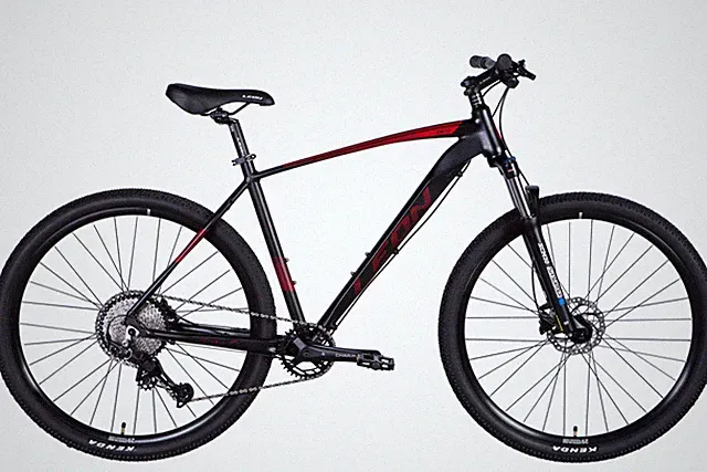 Mountain Bike Hardtail MTB 29 " Aluminium Disc Brakes Black Fh 20 7/8in Bicycle