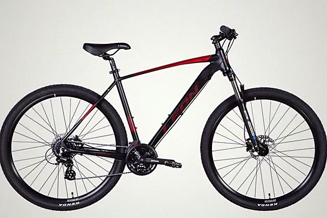 Mountain Bike Hardtail MTB 29 " Aluminium Disc Brakes Black Fh 20 7/8in Bike