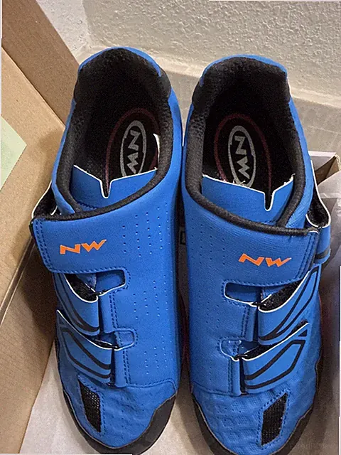 Northwave Outcross MTB Cycling Shoes Men’s Size US 9.5 Euro 42 Blue [sac]