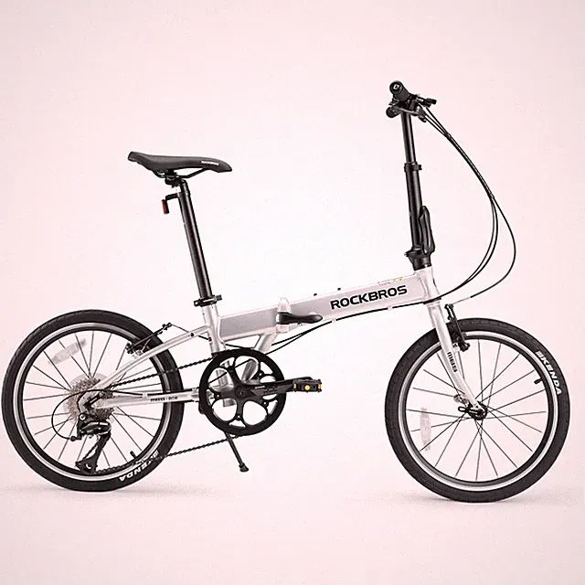 ROCKBROS MBS 20"Folding Bike,Shimano 8 Speed Aluminium Alloy Frame Dual V-Brake