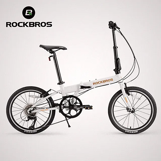 ROCKBROS MBS 20inch Folding Bike,Shimano 8 Speed Aluminium Frame Dual V-Brake