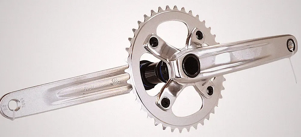 SE Racing 24mm spindle alloy BMX bicycle 2 piece crankset w/ Euro Outboard BB