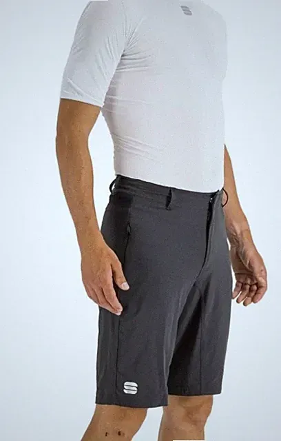 Sportful Giara Men's MTB/Gravel Shorts - Euro Medium/US Small Black