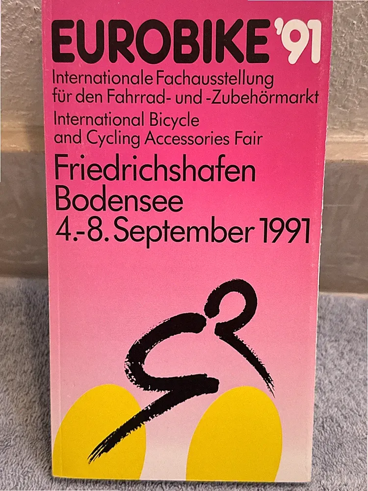 Vintage 1991 Eurobike Trade Fair Directory - Bicycle History