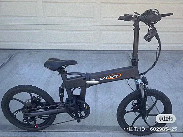 ViVI 20 inch E-Folding Bike - Black